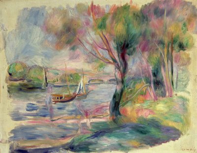 Seinen ved Argenteuil, 1892 av Pierre Auguste Renoir